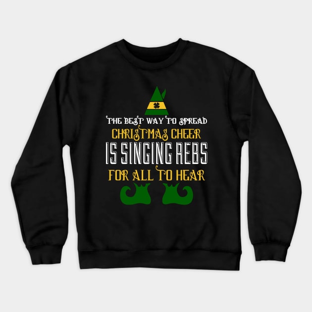 Singing The Rebs For All To Hear - Celtic Glasgow Crewneck Sweatshirt by TeesForTims